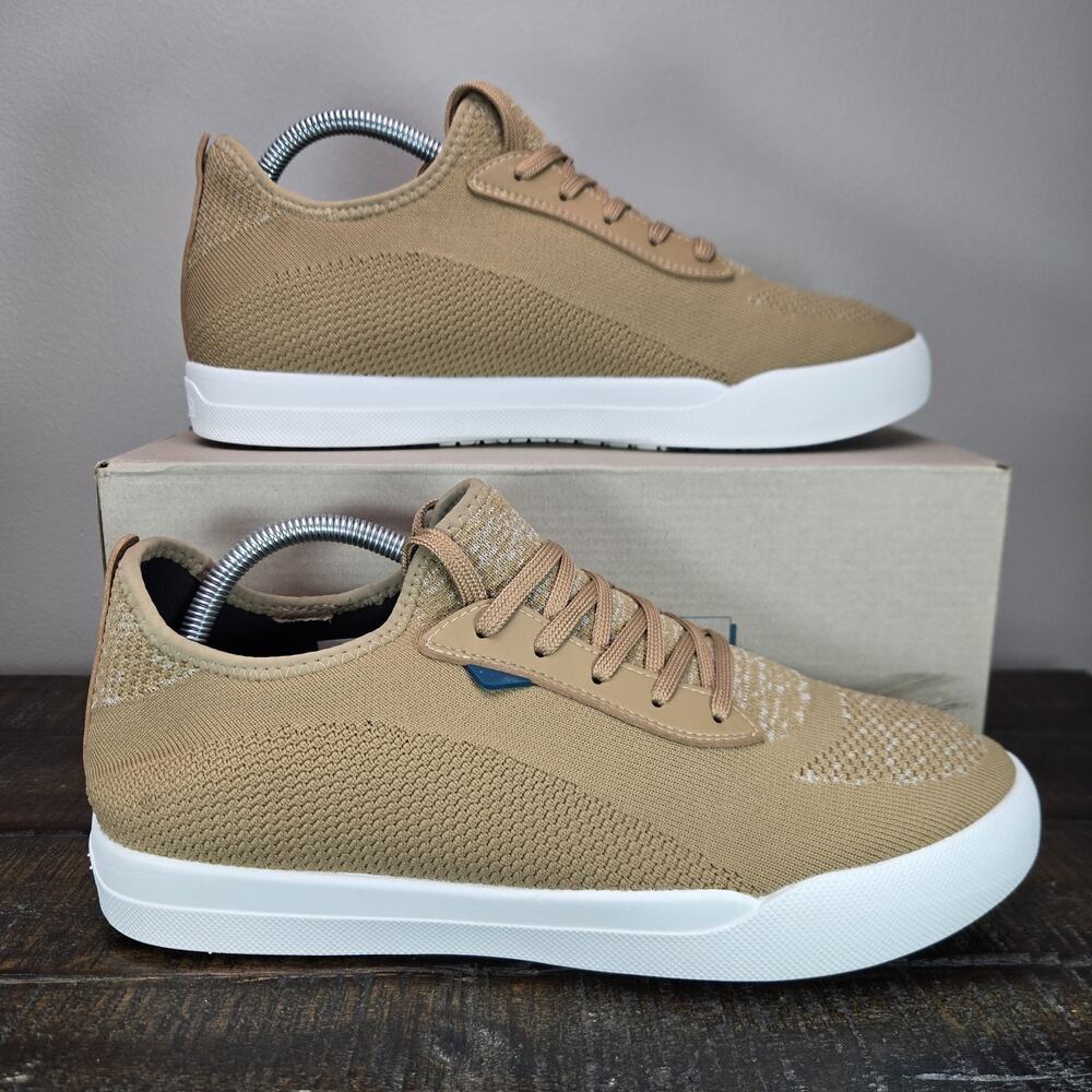 Vessi Weekend 1.5 Sneaker Womens Size 11 Waterproof Shoes Oak Brown White